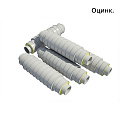 Cильфонные компенсаторы (СКУ) PN 25 с оцинкованными патрубками ППУ ОЦ изоляции